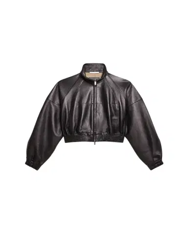 Helmut Lang Leather Bomber Jacket | Thumbnail 1 Helmut Lang Leather Bomber Jacket | Thumbnail 1
