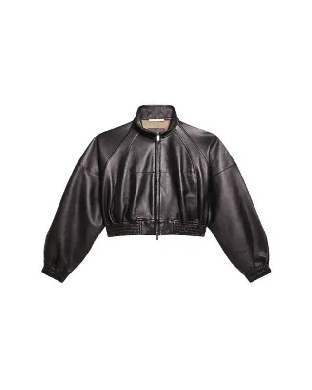 Leather Bomber Jacket