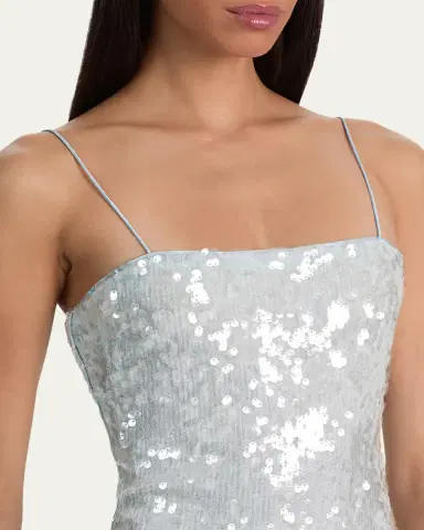 Alice + Olivia Fifi Sequined Midi Dress | Thumbnail 5 Alice + Olivia Fifi Sequined Midi Dress | Thumbnail 5
