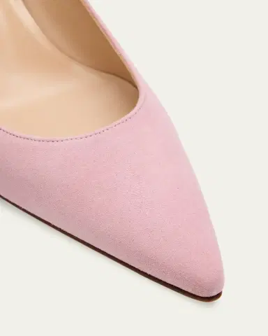 Manolo Blahnik Srila Suede Kitten Heel Pumps | Thumbnail 3 Manolo Blahnik Srila Suede Kitten Heel Pumps | Thumbnail 3