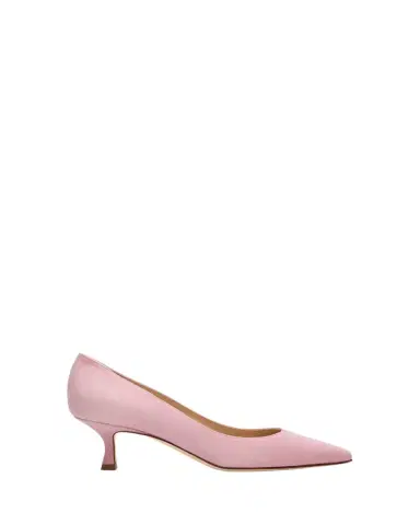Manolo Blahnik Srila Suede Kitten Heel Pumps | Thumbnail 1 Manolo Blahnik Srila Suede Kitten Heel Pumps | Thumbnail 1