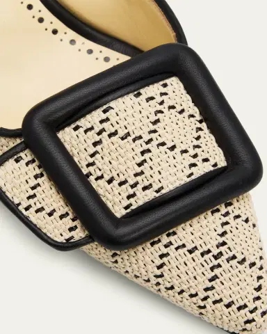Manolo Blahnik 70mm Mayslibi Raffia Slingback Pumps | Thumbnail 3 Manolo Blahnik 70mm Mayslibi Raffia Slingback Pumps | Thumbnail 3