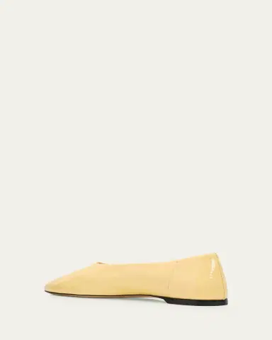 TOTEME Naplack Leather Ballerina Flats | Thumbnail 2