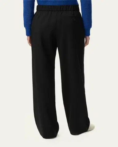 Loewe Logo Waist Asymmetric Pleated Pants | Thumbnail 3 Loewe Logo Waist Asymmetric Pleated Pants | Thumbnail 3
