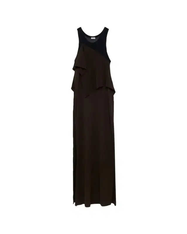 Loewe Asymmetric Layered Maxi Dress