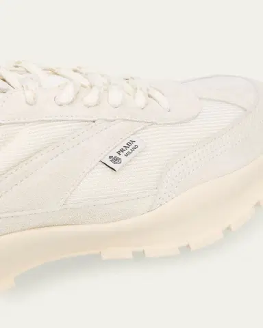 Prada Mesh and Suede Sneakers | Thumbnail 5 Prada Mesh and Suede Sneakers | Thumbnail 5