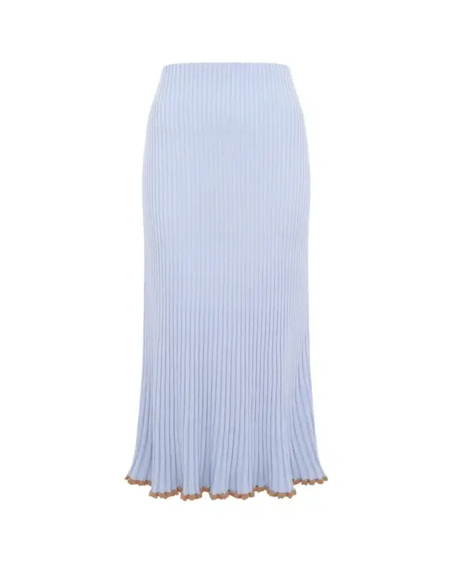 Gabriela Hearst Kavya Rib Knit Midi Skirt