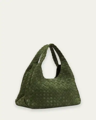 Bottega Veneta Campana Large Suede Shoulder Bag | Thumbnail 3 Bottega Veneta Campana Large Suede Shoulder Bag | Thumbnail 3