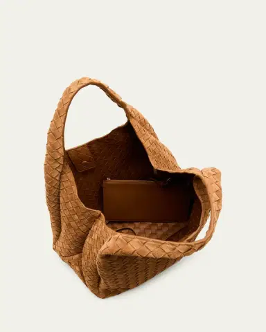 Bottega Veneta Campana Large Suede Shoulder Bag | Thumbnail 7 Bottega Veneta Campana Large Suede Shoulder Bag | Thumbnail 7