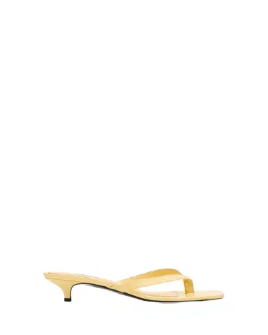 TOTEME Naplack Leather Kitten-Heel Sandals | Thumbnail 1