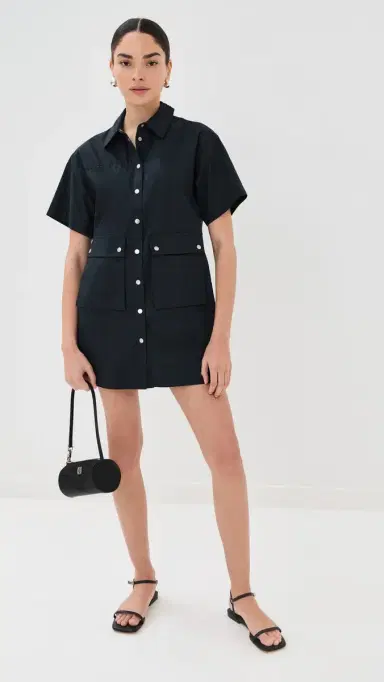 LE BOP Mariette Utility Dress Black M | Thumbnail 5