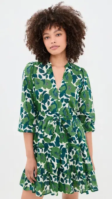 Birds of Paradis Celeste Vega Floral Dress Vega Floral S | Thumbnail 2