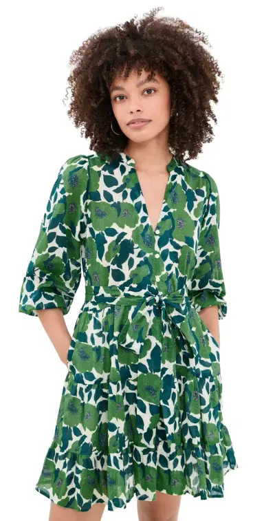 Birds of Paradis Celeste Vega Floral Dress Vega Floral S | Thumbnail 1