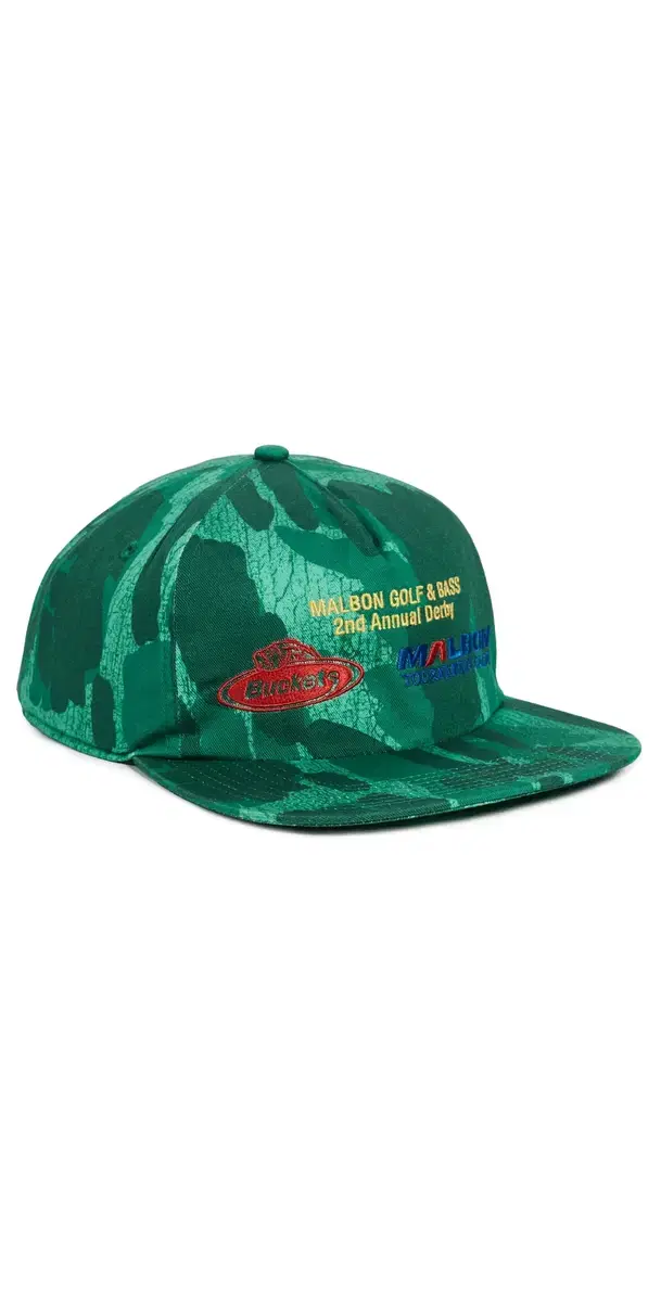 Derby Snapback Cap Divot Camo Jungle One Size