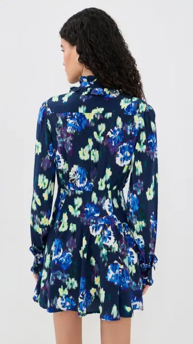 Ulla Johnson Viola Silk Mini Dress Evening Bloom 6 | Thumbnail 3