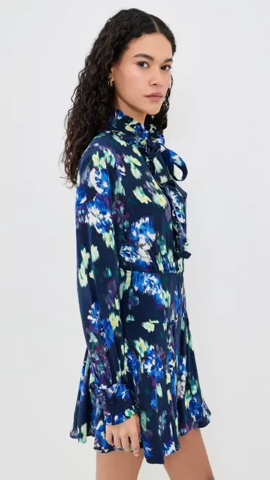 Ulla Johnson Viola Silk Mini Dress Evening Bloom 6 | Thumbnail 4