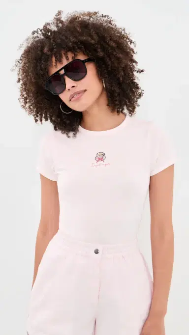 House of Sunny I'm Just A Girl Baby Tee | Thumbnail 2