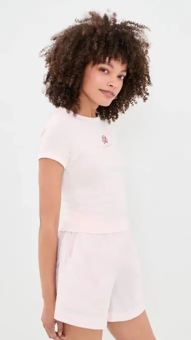 House of Sunny I'm Just A Girl Baby Tee | Thumbnail 4
