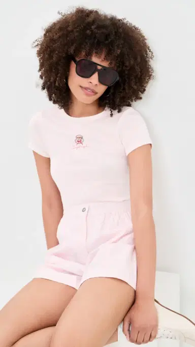 House of Sunny I'm Just A Girl Baby Tee | Thumbnail 5