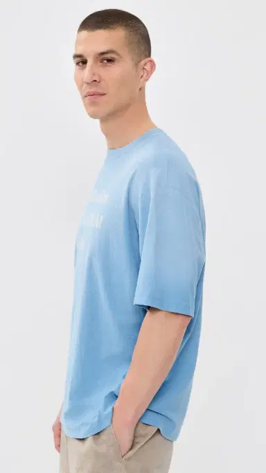 Acne Studios Exford U 1996 Tee Cornflower Blue | Thumbnail 4 Acne Studios Exford U 1996 Tee Cornflower Blue | Thumbnail 4
