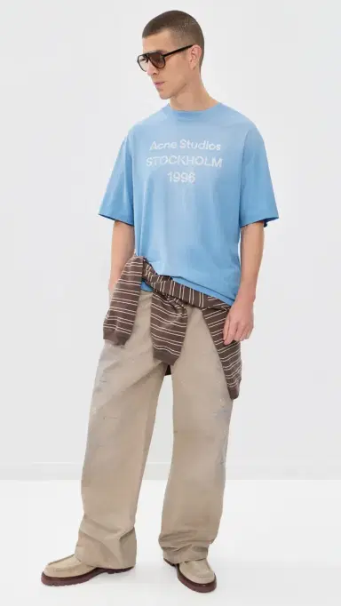Acne Studios Exford U 1996 Tee Cornflower Blue | Thumbnail 5 Acne Studios Exford U 1996 Tee Cornflower Blue | Thumbnail 5