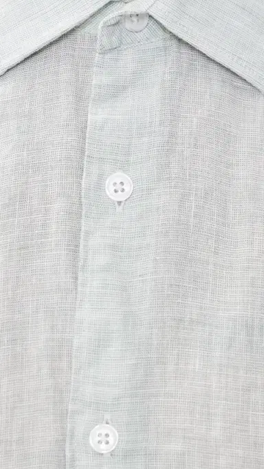 Orlebar Brown Giles Linen Classic Shirt White Jade/White | Thumbnail 6 Orlebar Brown Giles Linen Classic Shirt White Jade/White | Thumbnail 6