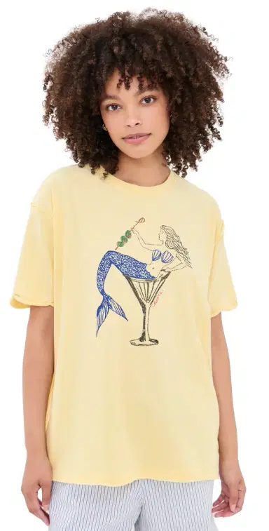 Free People Best Coast Tee ermaid Combo | Thumbnail 1