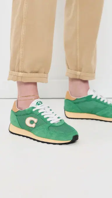 Coach Retro Runner Sneakers Sport Green 9 | Thumbnail 3