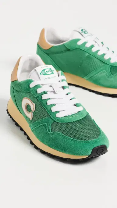 Coach Retro Runner Sneakers Sport Green 9 | Thumbnail 5
