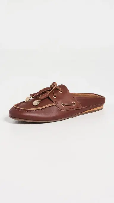 Ancient Greek Sandals Naveta Boat Shoe Mules | Thumbnail 2 Ancient Greek Sandals Naveta Boat Shoe Mules | Thumbnail 2