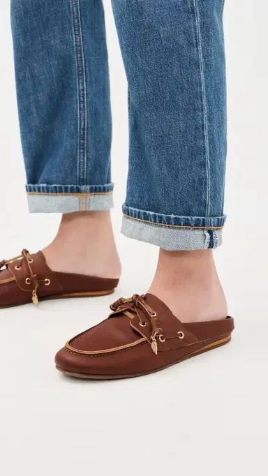 Ancient Greek Sandals Naveta Boat Shoe Mules | Thumbnail 3 Ancient Greek Sandals Naveta Boat Shoe Mules | Thumbnail 3