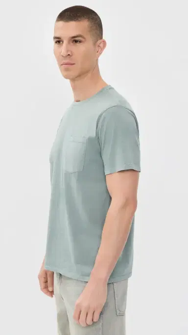 rag & bone Garment Dye Classic Pocket Tee Frrst L | Thumbnail 4