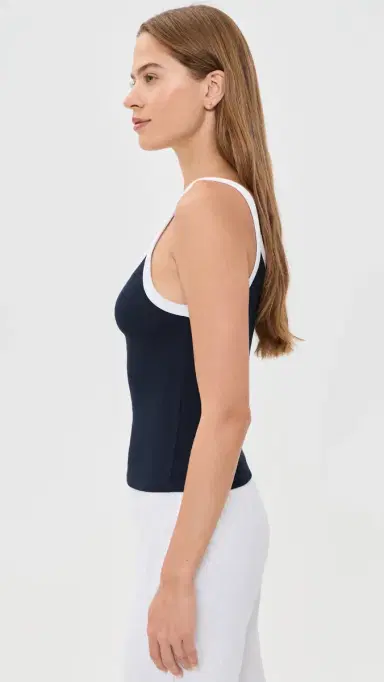 Velvet Belle Tank Top Navy/White L | Thumbnail 4