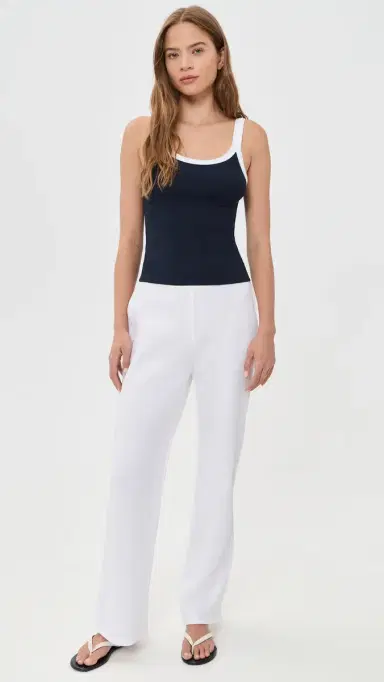 Velvet Belle Tank Top Navy/White L | Thumbnail 5