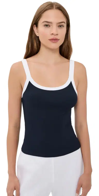 Velvet Belle Tank Top Navy/White L | Thumbnail 1