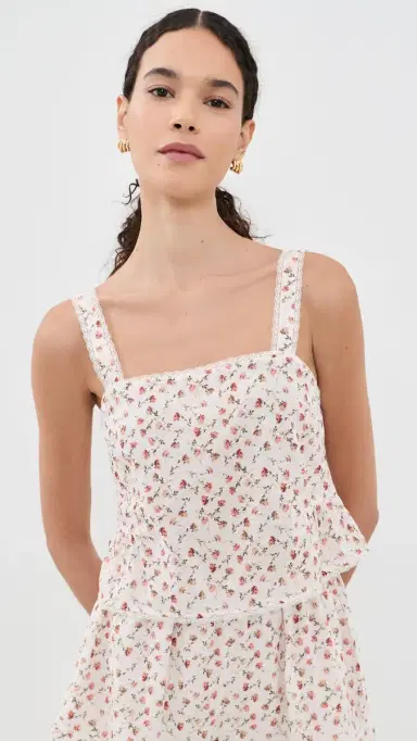 Posse Charlotte Top Watercolour Floral M | Thumbnail 2 Posse Charlotte Top Watercolour Floral M | Thumbnail 2