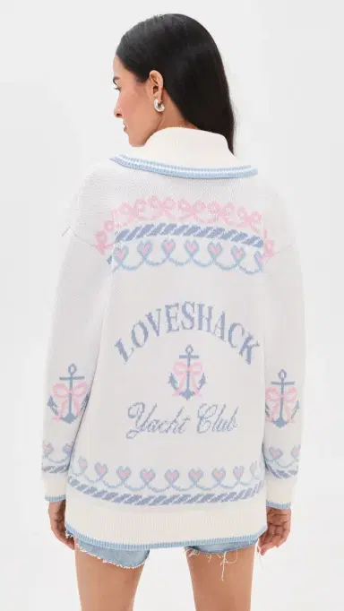 LoveShackFancy Aribella Cardigan eaglass Kiss | Thumbnail 3 LoveShackFancy Aribella Cardigan eaglass Kiss | Thumbnail 3