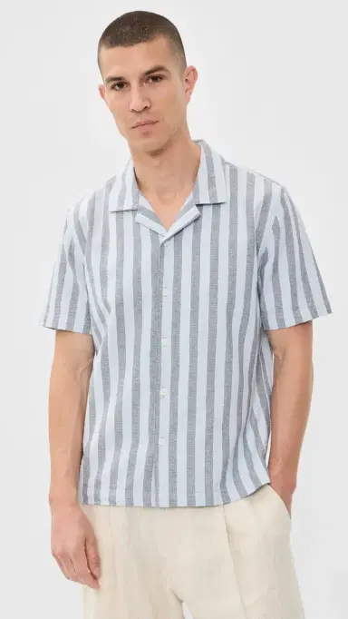 RAILS Fielder Shirt Blue Jay tripe | Thumbnail 2 RAILS Fielder Shirt Blue Jay tripe | Thumbnail 2