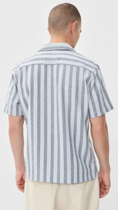 RAILS Fielder Shirt Blue Jay tripe | Thumbnail 3 RAILS Fielder Shirt Blue Jay tripe | Thumbnail 3