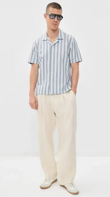 RAILS Fielder Shirt Blue Jay tripe | Thumbnail 5 RAILS Fielder Shirt Blue Jay tripe | Thumbnail 5