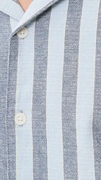 RAILS Fielder Shirt Blue Jay tripe | Thumbnail 6 RAILS Fielder Shirt Blue Jay tripe | Thumbnail 6