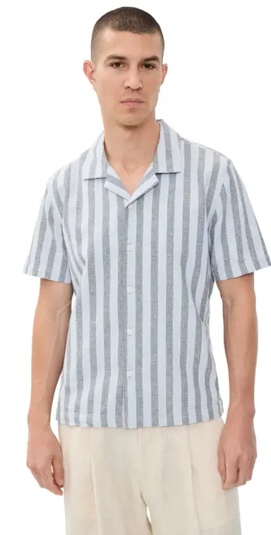 RAILS Fielder Shirt Blue Jay tripe | Thumbnail 1 RAILS Fielder Shirt Blue Jay tripe | Thumbnail 1