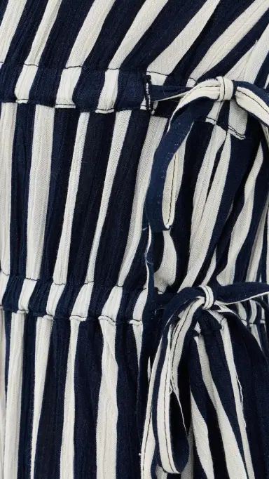 Faherty Sunbeam Dress Spellbound Coastal Stripe L | Thumbnail 6
