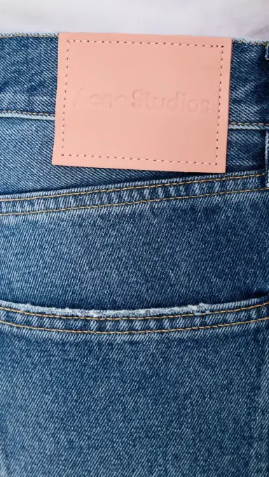 Acne Studios 1981 Wide Leg Jeans Mid Blue | Thumbnail 6