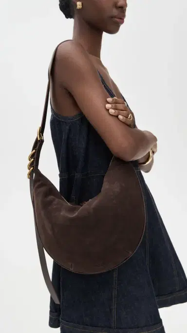 rag & bone Mercer Medium Hobo Bag Choc | Thumbnail 3