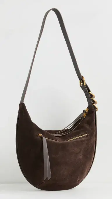 rag & bone Mercer Medium Hobo Bag Choc | Thumbnail 4