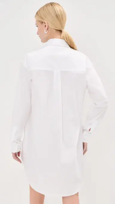 LE BOP Francesca Shirt Dress White | Thumbnail 3