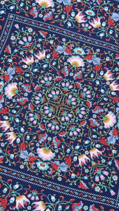 LIBERTY Lodden Silk Scarf | Thumbnail 5
