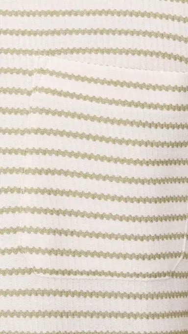 Frame Ribbed Stripe Tee Natural Stripe | Thumbnail 6 Frame Ribbed Stripe Tee Natural Stripe | Thumbnail 6