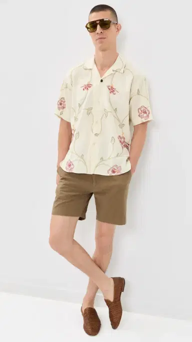 Kardo Ronen Hand Embroidered Floral Shirt Natural M | Thumbnail 5 Kardo Ronen Hand Embroidered Floral Shirt Natural M | Thumbnail 5